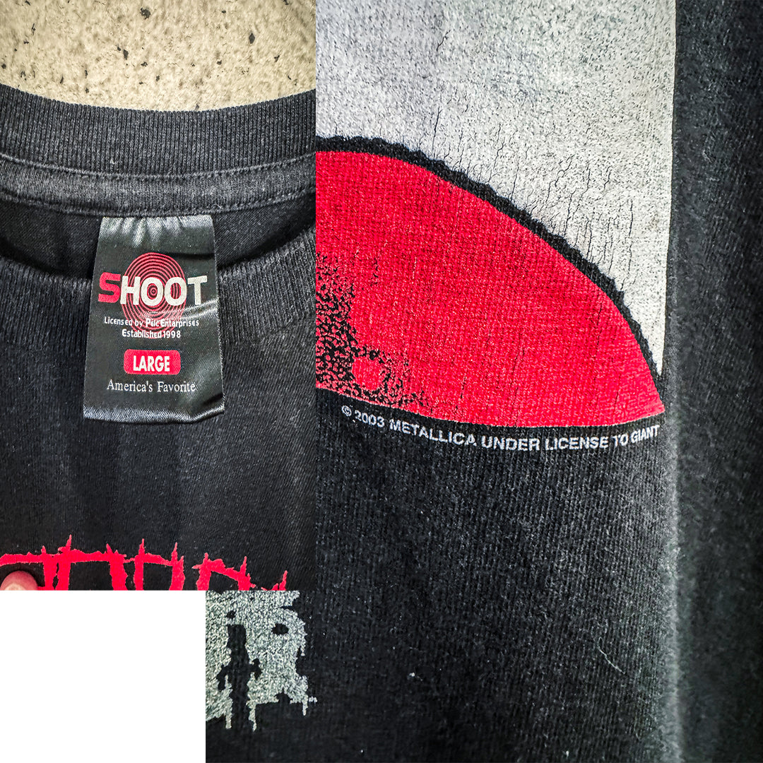 METALLICA x PUSHEAD 2003 UNDER LICENSE TO GIANT