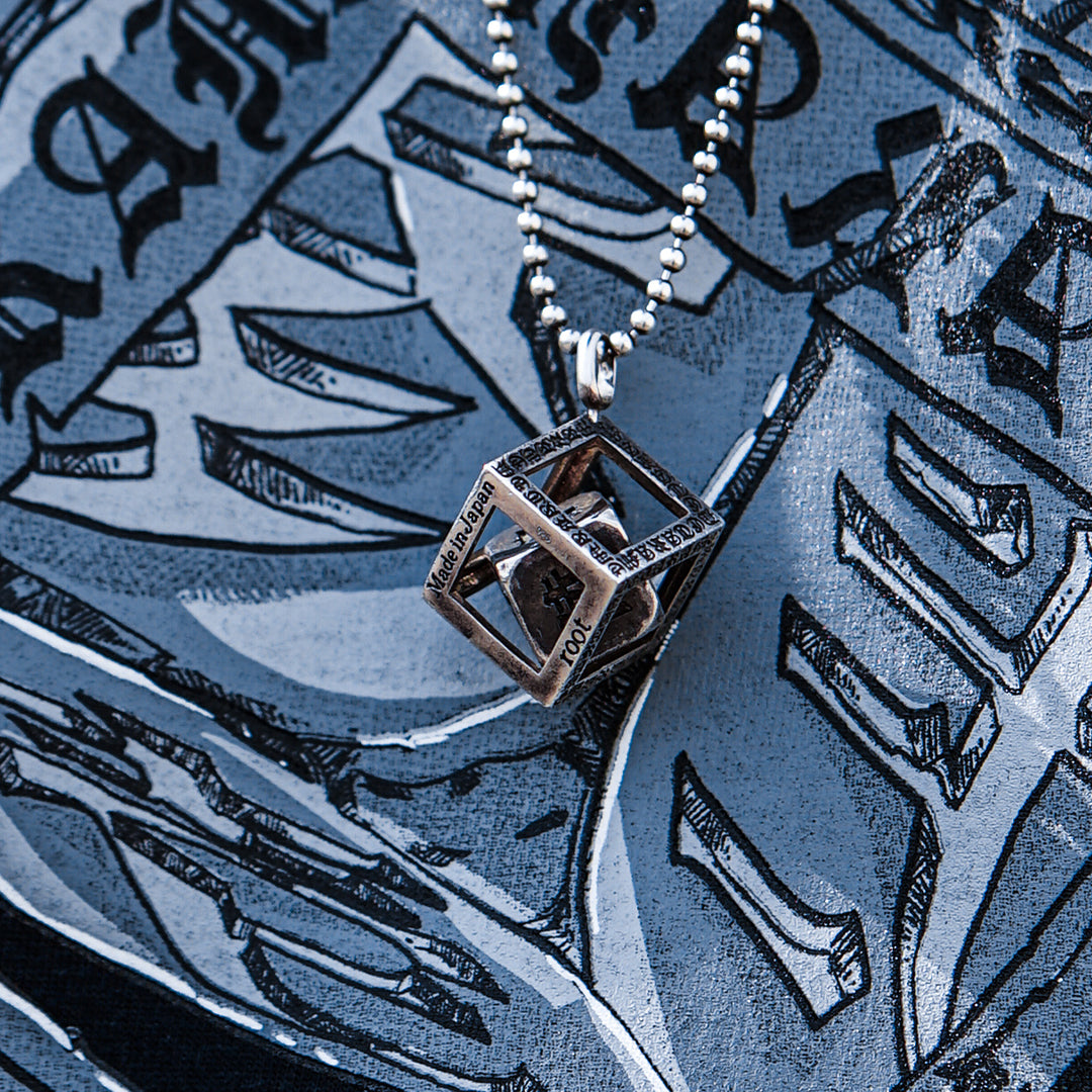 dice necklace SV925 / root x DETARAME