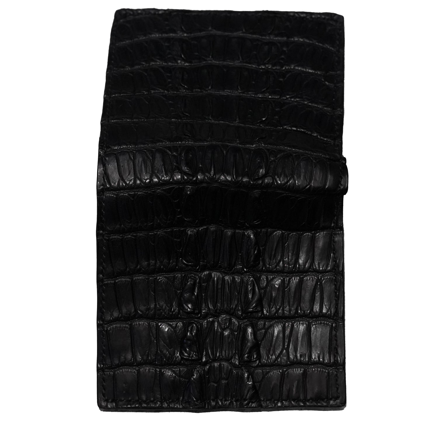 Crocodile bifold wallet / atelier Charls