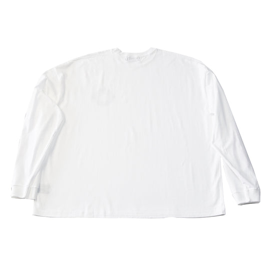 ONENINE FIRE PATTERN LONG Tee / WHITE x WHITE