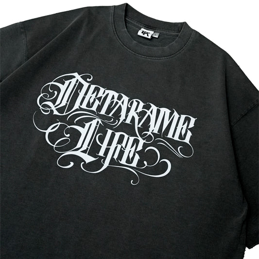 DETARAME LIFE Tee / BLK