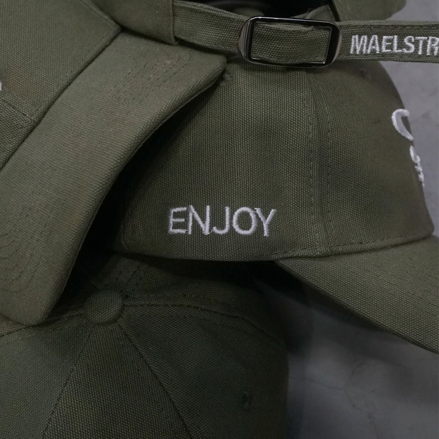 "ENJOY" CAP GREEN