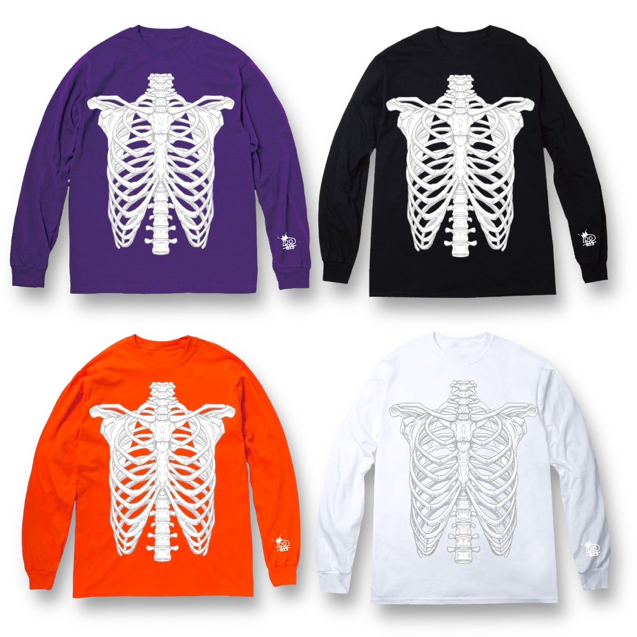 【予約商品】架空デザイナー✖️O.L.E. ボーンTシャツ