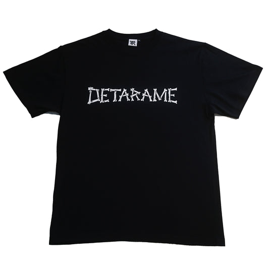 DETARAME BONE LOGO Tee / BLK x WHT