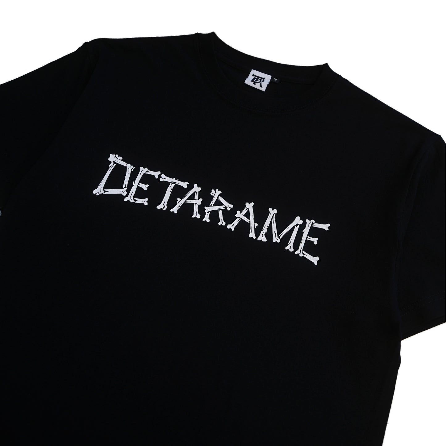 DETARAME BONE LOGO Tee / BLK x WHT