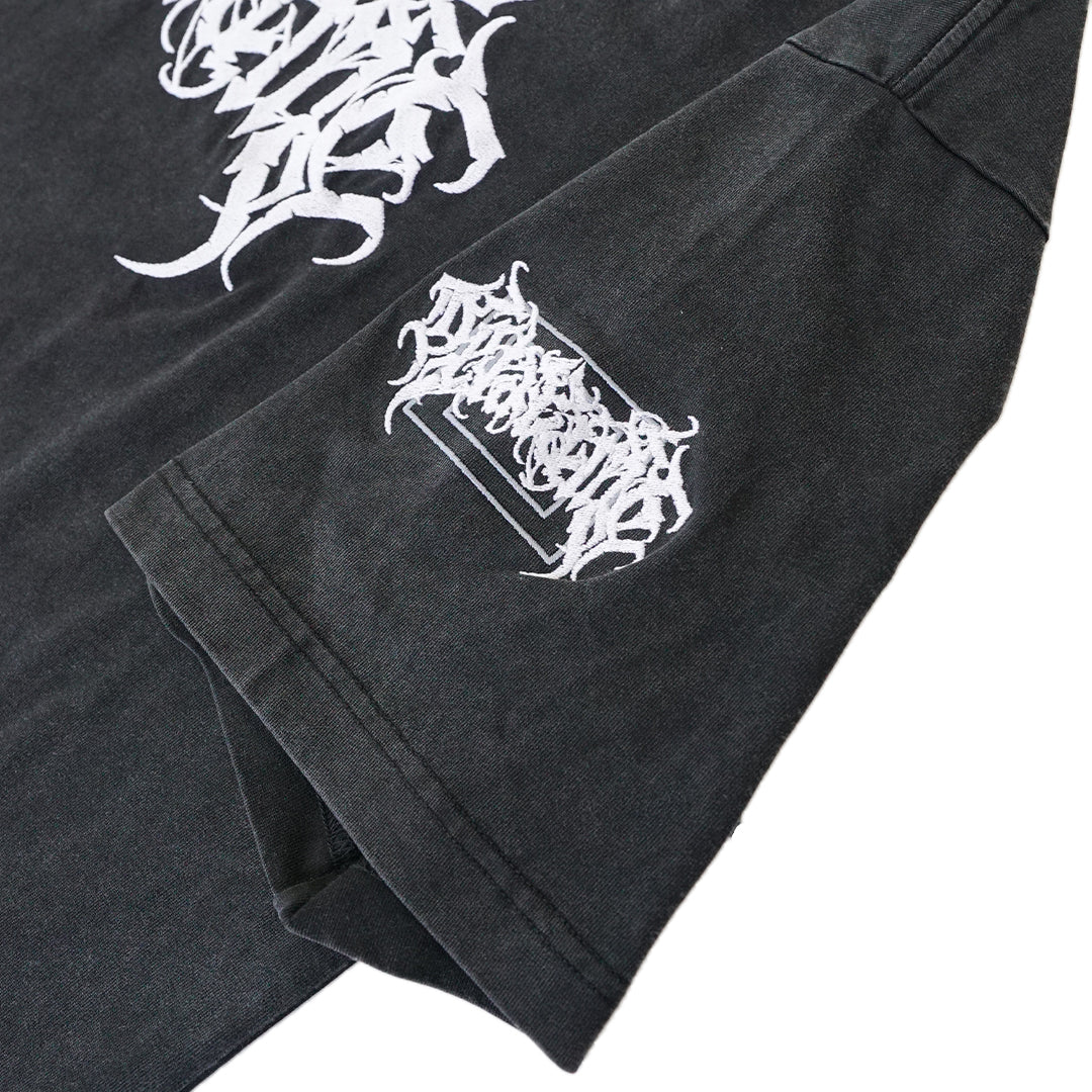 DETARAME METAL LOGO Tee / BLACK / LIMITED EDITION