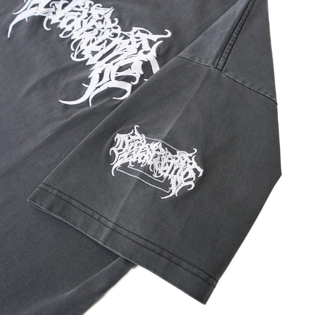 DETARAME METAL LOGO Tee / GRAY / LIMITED EDITION