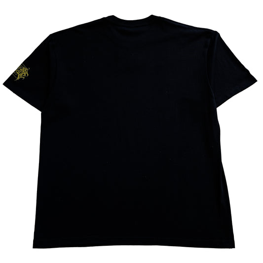 DETARAME METAL LOGO Tee / LIMITED EDITION / BLACK x YELLOW
