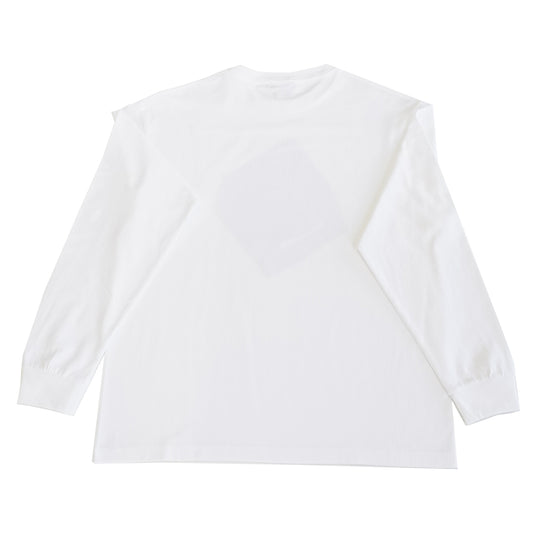 dice tee L/S / white