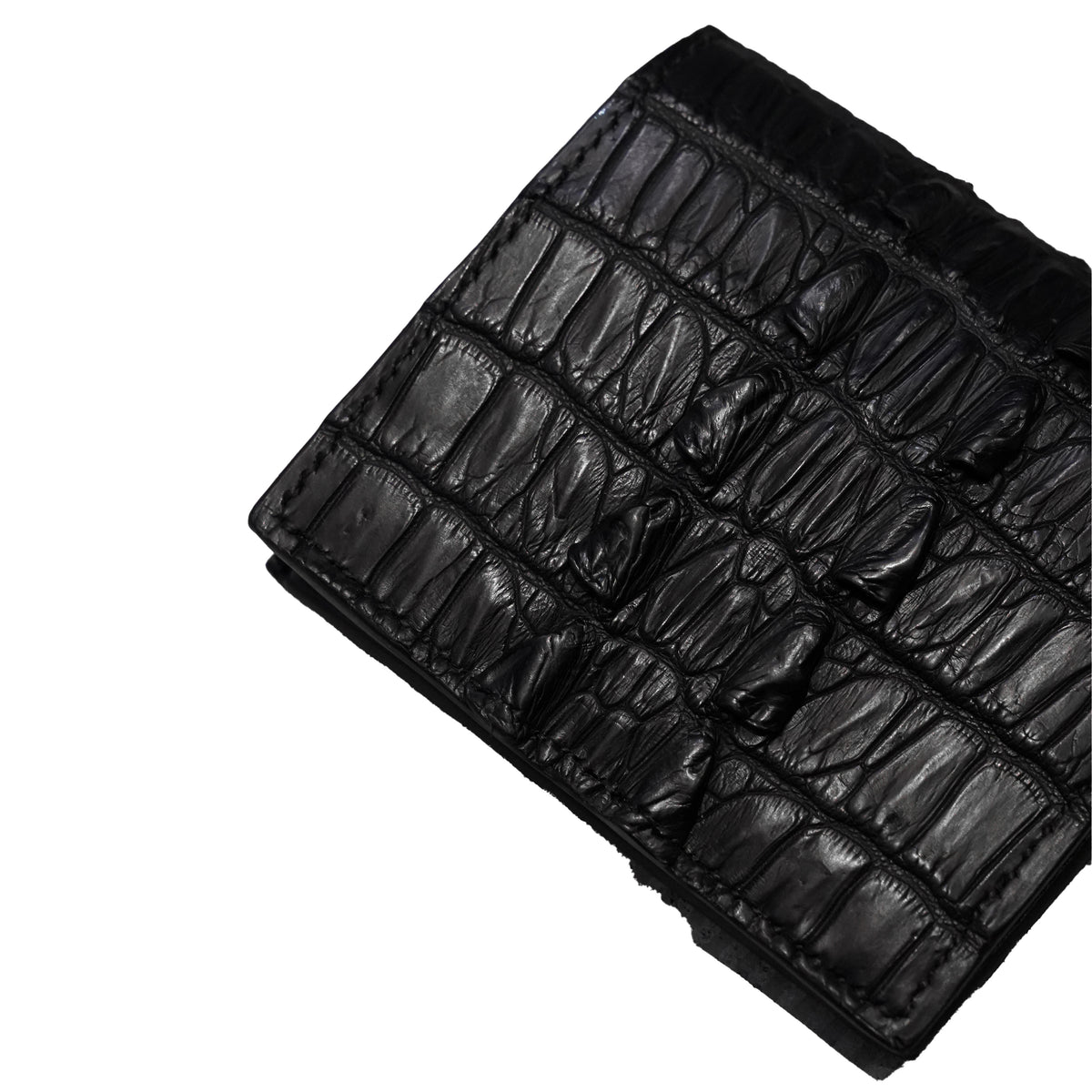 Crocodile bifold wallet / atelier Charls