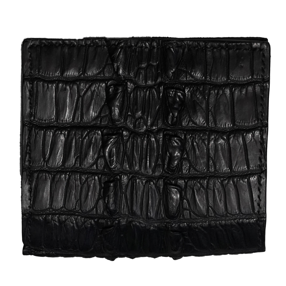 Crocodile bifold wallet / atelier Charls