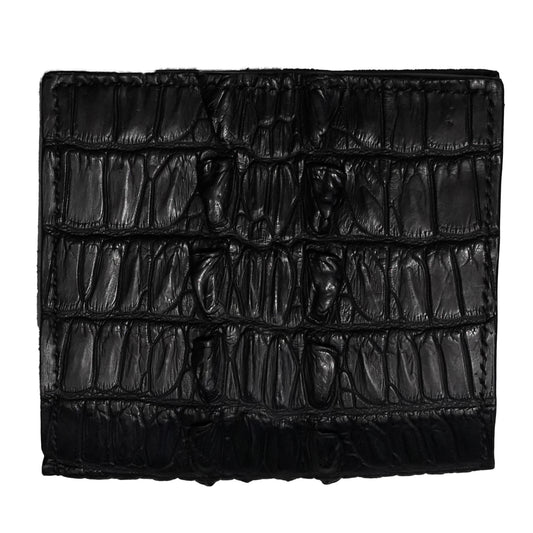 Crocodile bifold wallet / atelier Charls