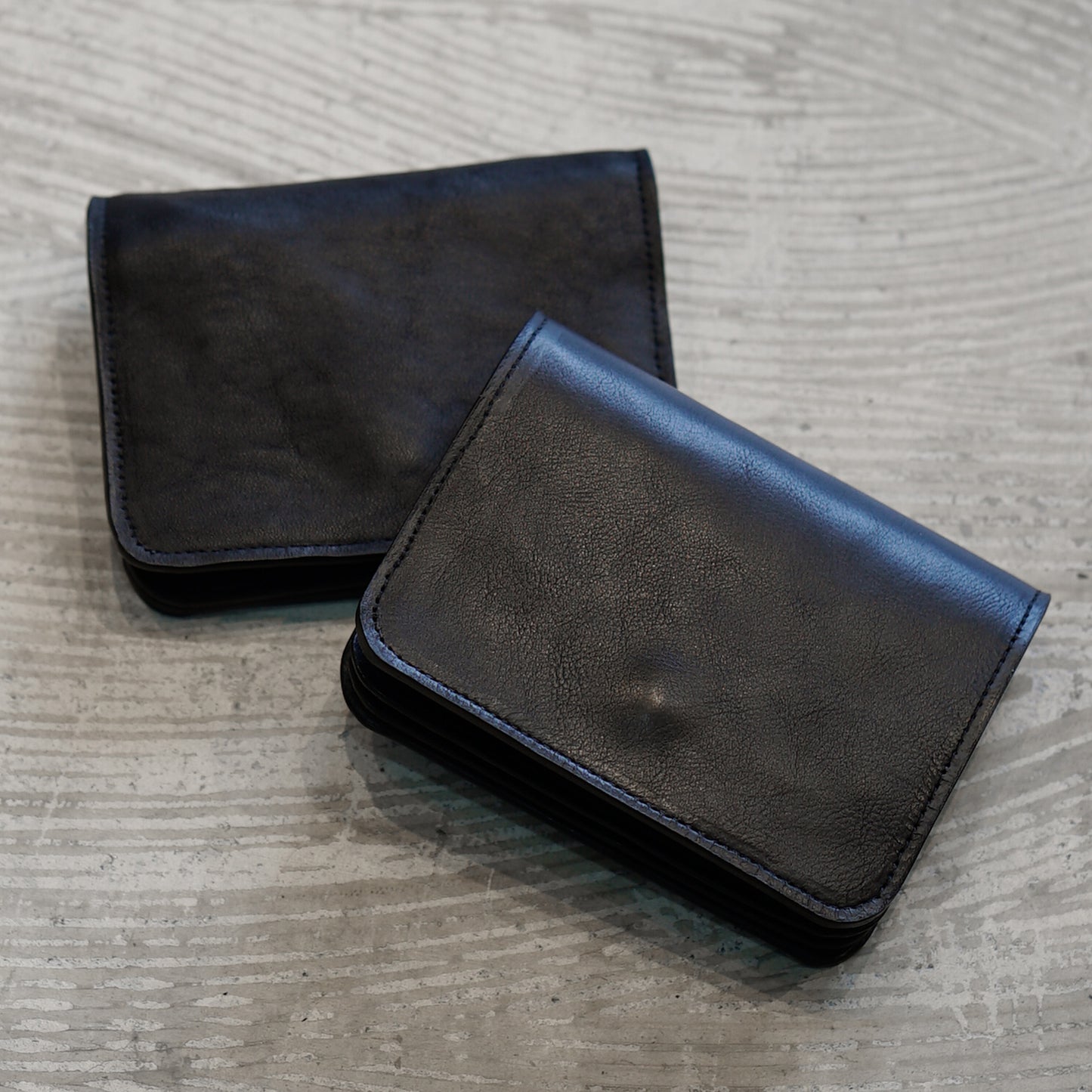 half wallet / calf leather