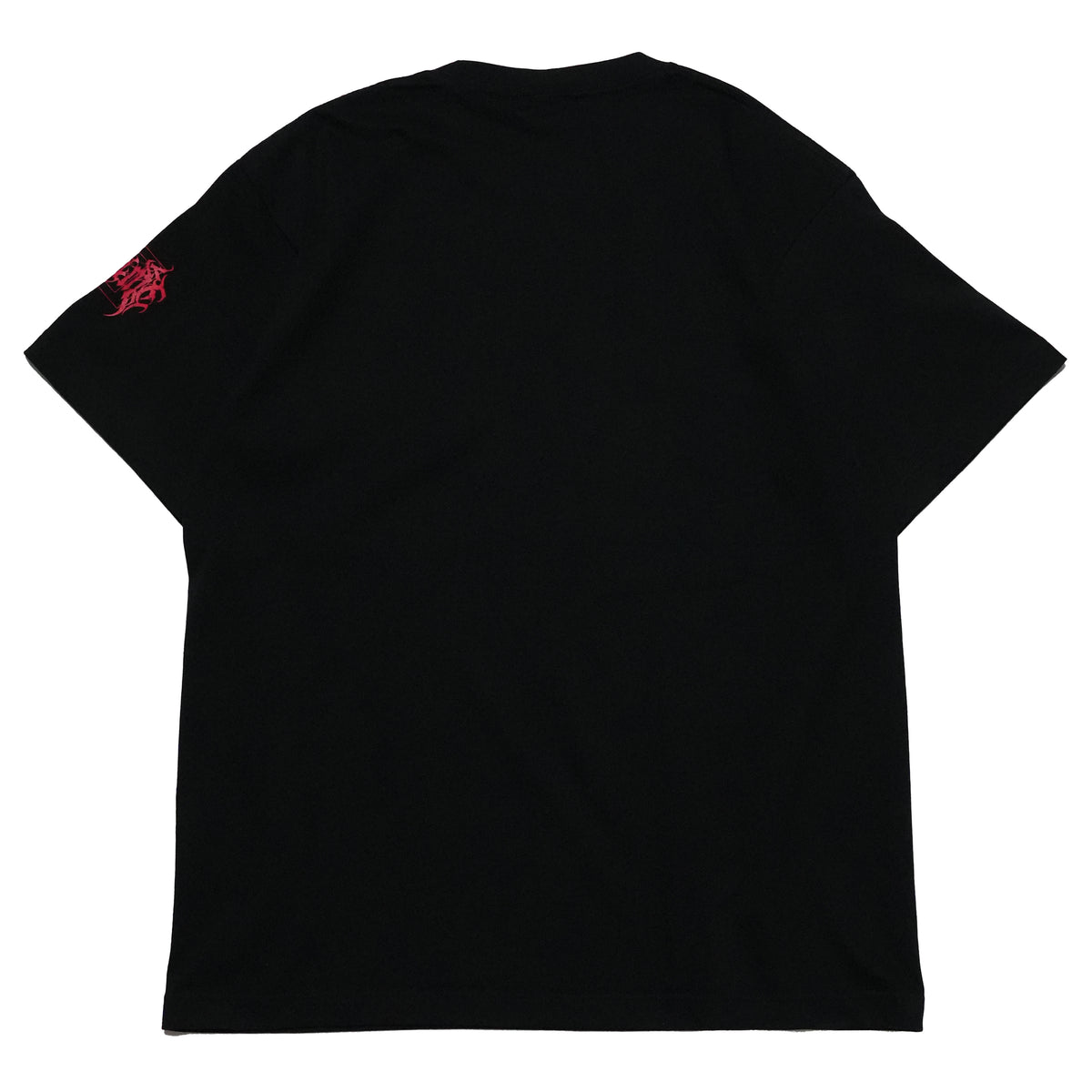 DETARAME METAL LOGO Tee / BLACK x RED / Silkscreen