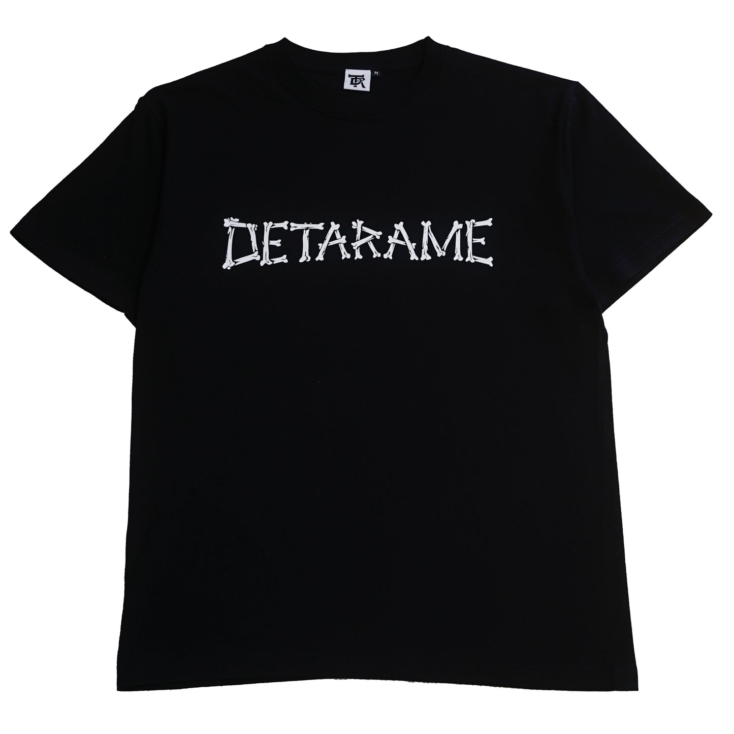 DETARAME BONE LOGO Tee / BLK x WHT