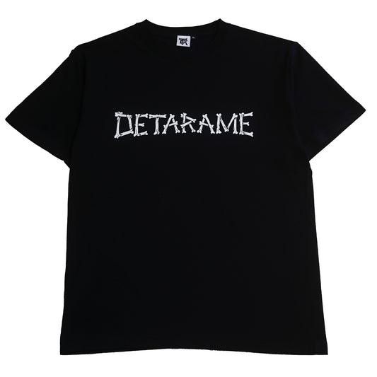 DETARAME BONE LOGO Tee / BLK x WHT