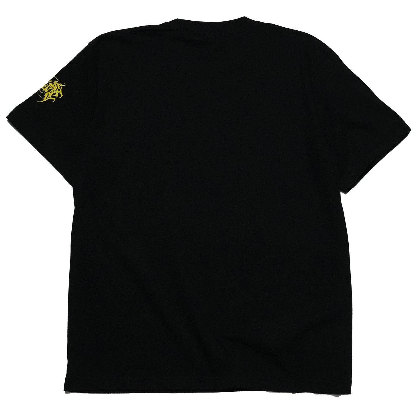 DETARAME METAL LOGO Tee / BLACK x YEL / Silkscreen