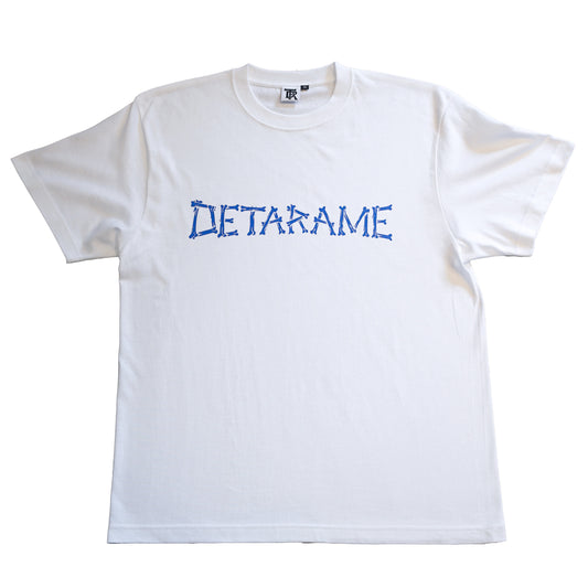 DETARAME BONE LOGO Tee / WHT x BLUE