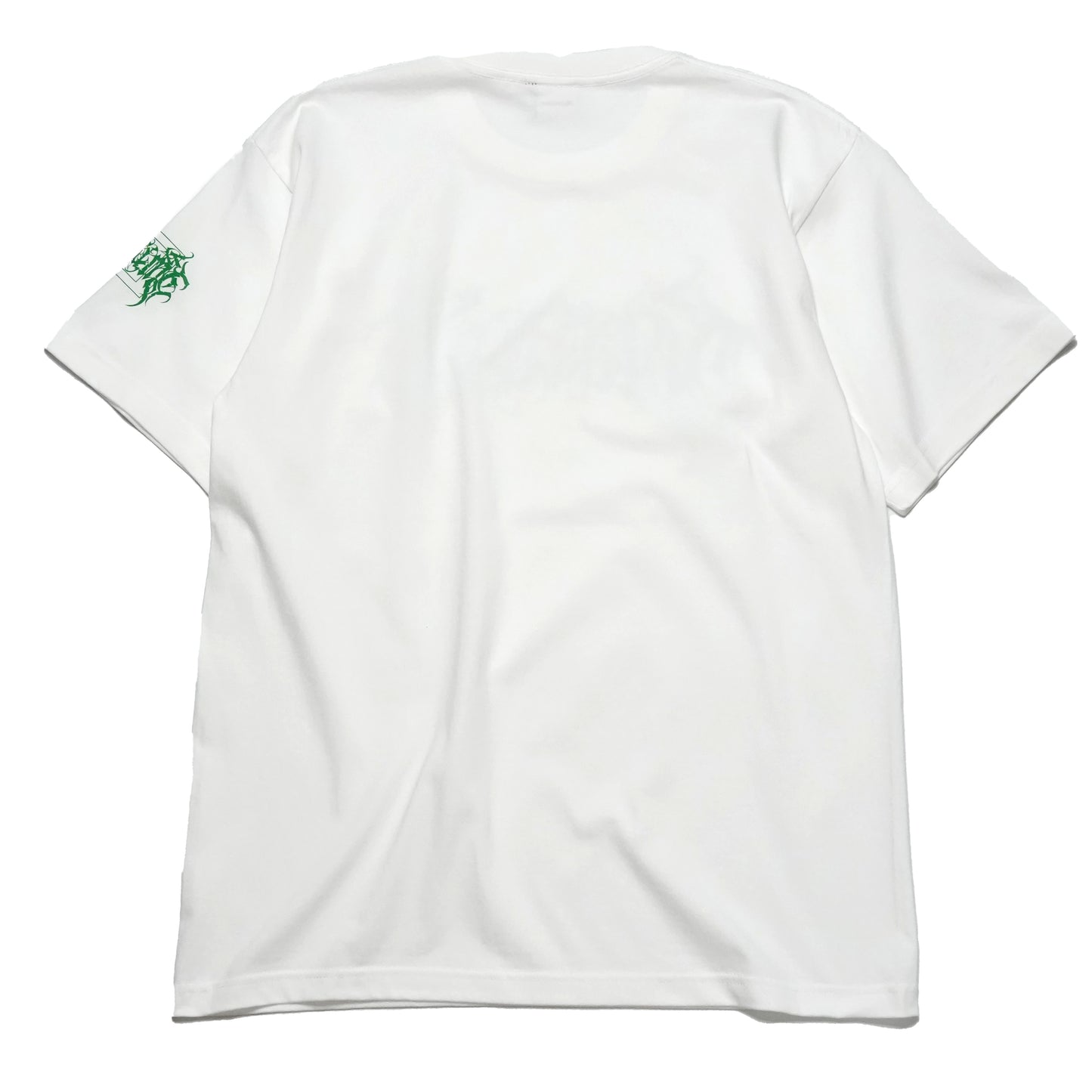 DETARAME METAL LOGO Tee / WHT x GRN / Silkscreen