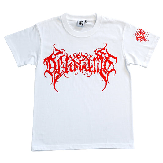 DETARAME METAL LOGO Tee / LIMITED EDITION / WHITE x RED