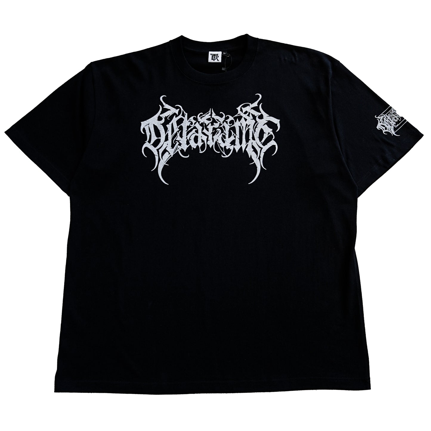 DETARAME METAL LOGO Tee / LIMITED EDITION / BLACK x WHITE