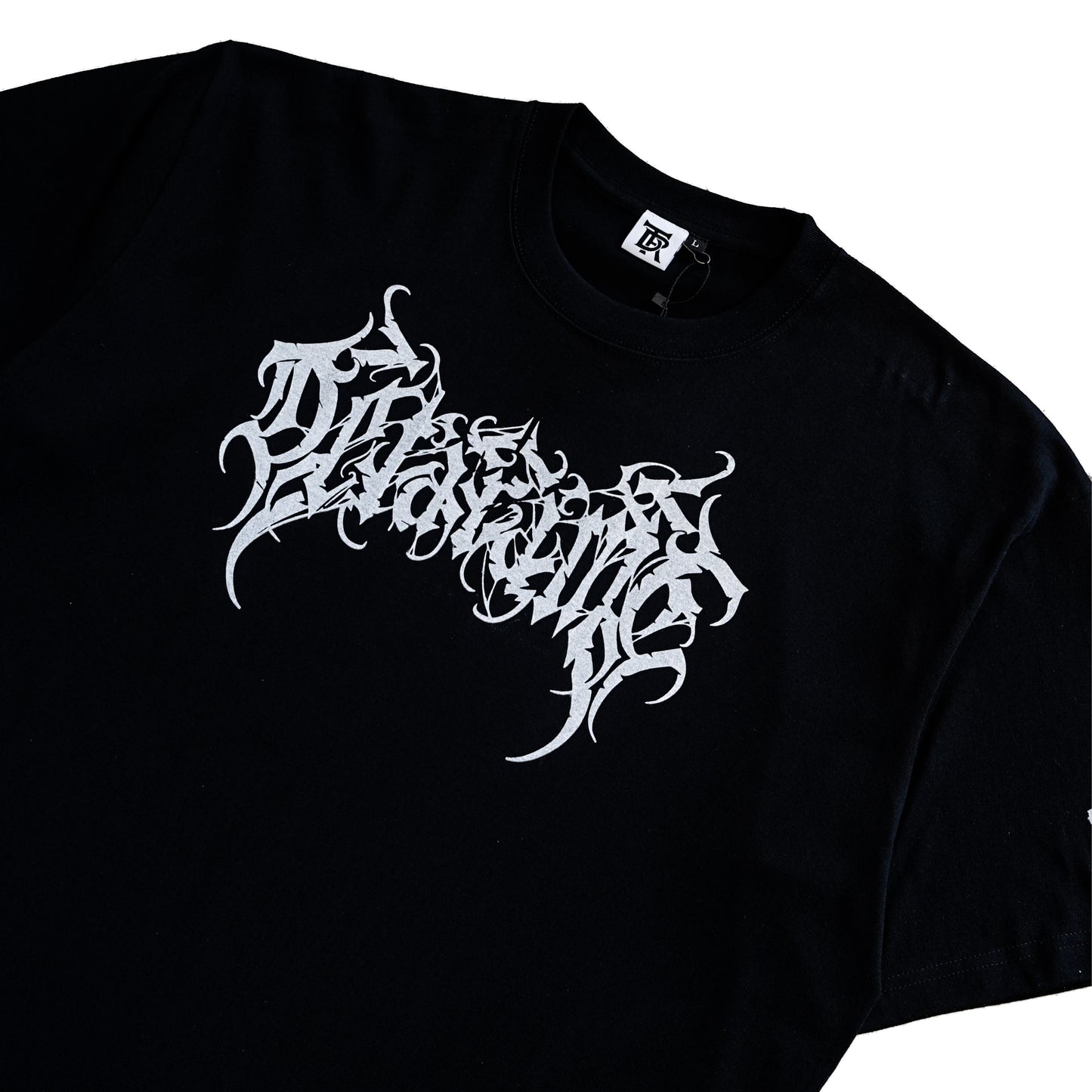 DETARAME METAL LOGO Tee / LIMITED EDITION / BLACK x WHITE