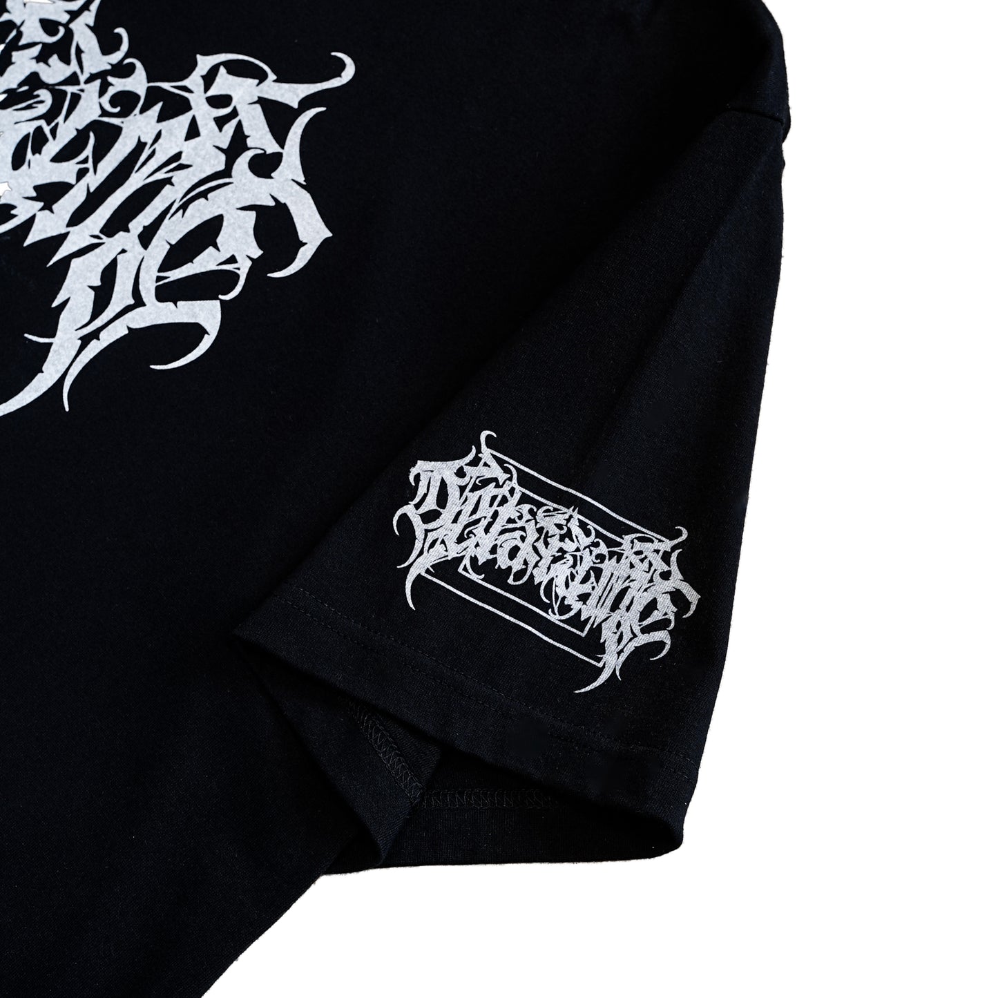 DETARAME METAL LOGO Tee / LIMITED EDITION / BLACK x WHITE