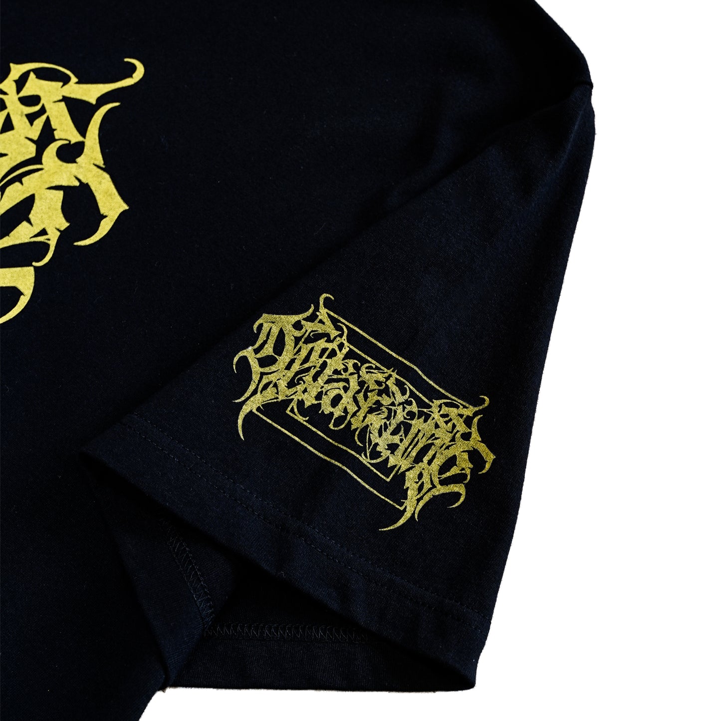 DETARAME METAL LOGO Tee / LIMITED EDITION / BLACK x YELLOW