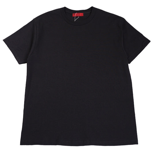 Basic tee BLK x yellow / NINE