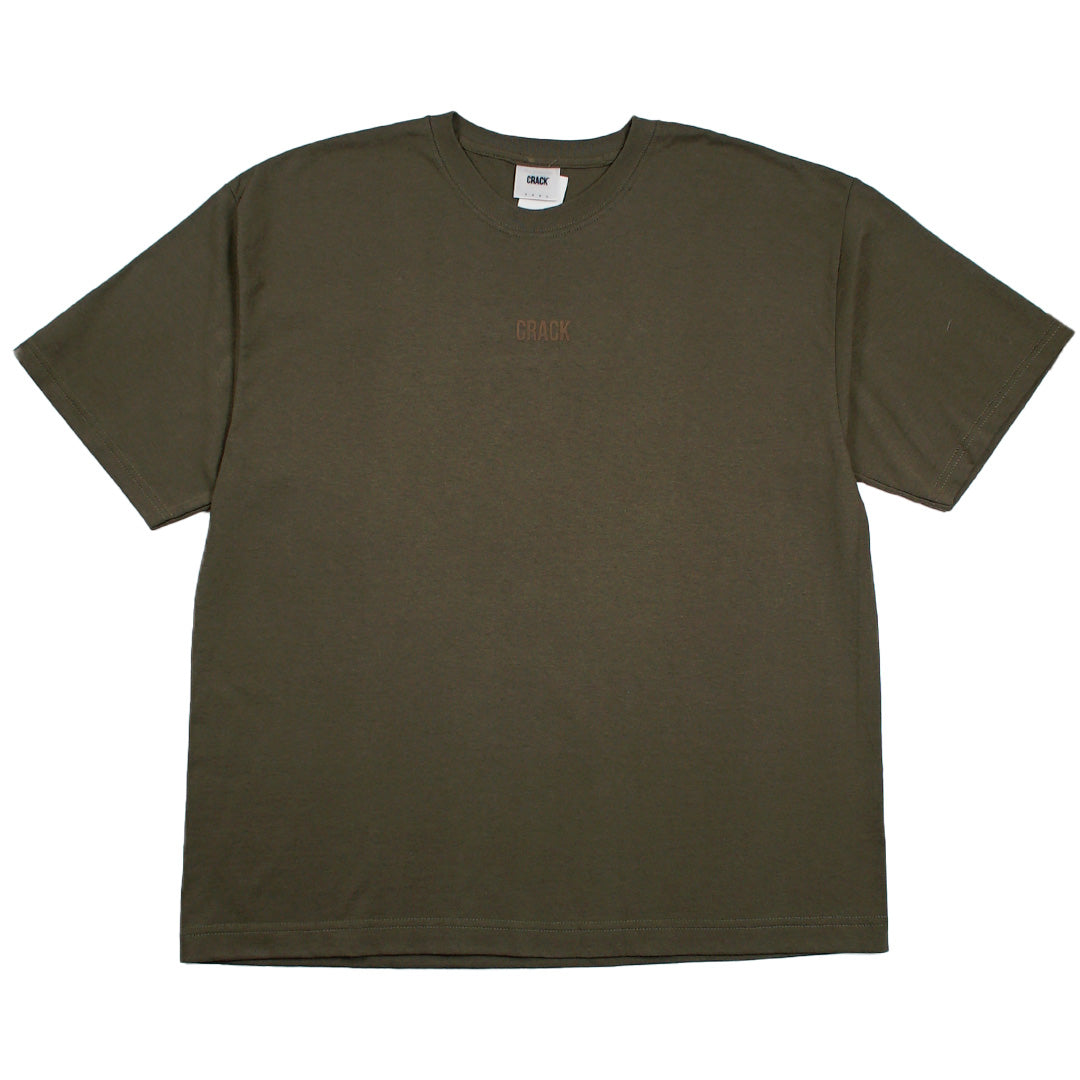 New CRACK Tee Khaki S/S