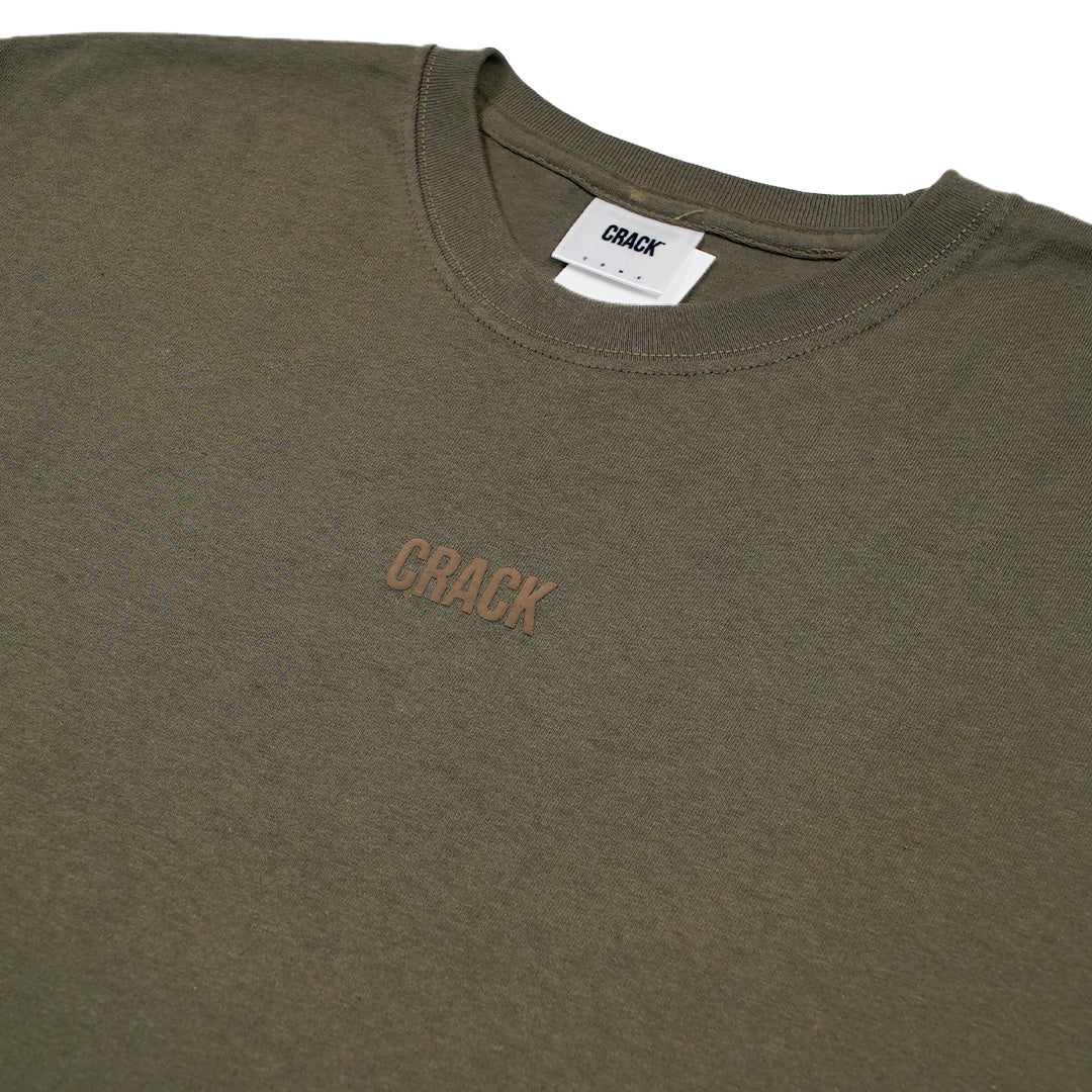 New CRACK Tee Khaki S/S