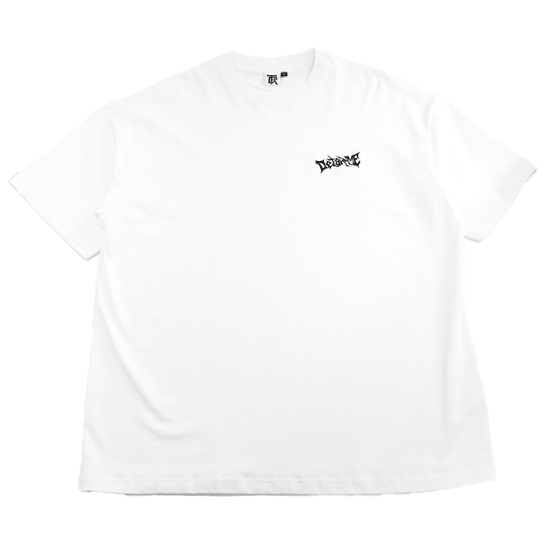 DETARAME logo tee s/s / WHITE