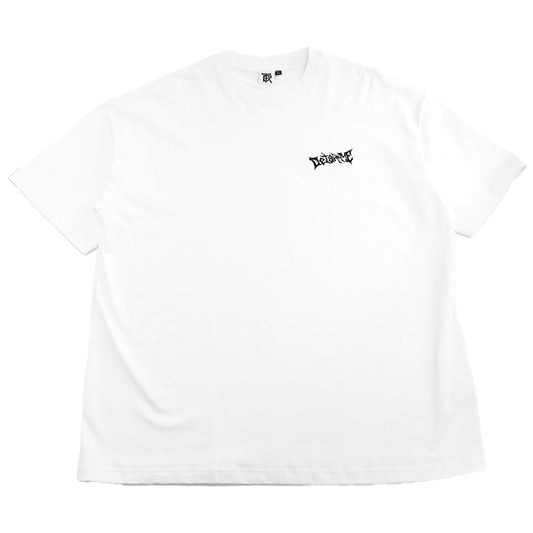 DETARAME logo tee s/s / WHITE