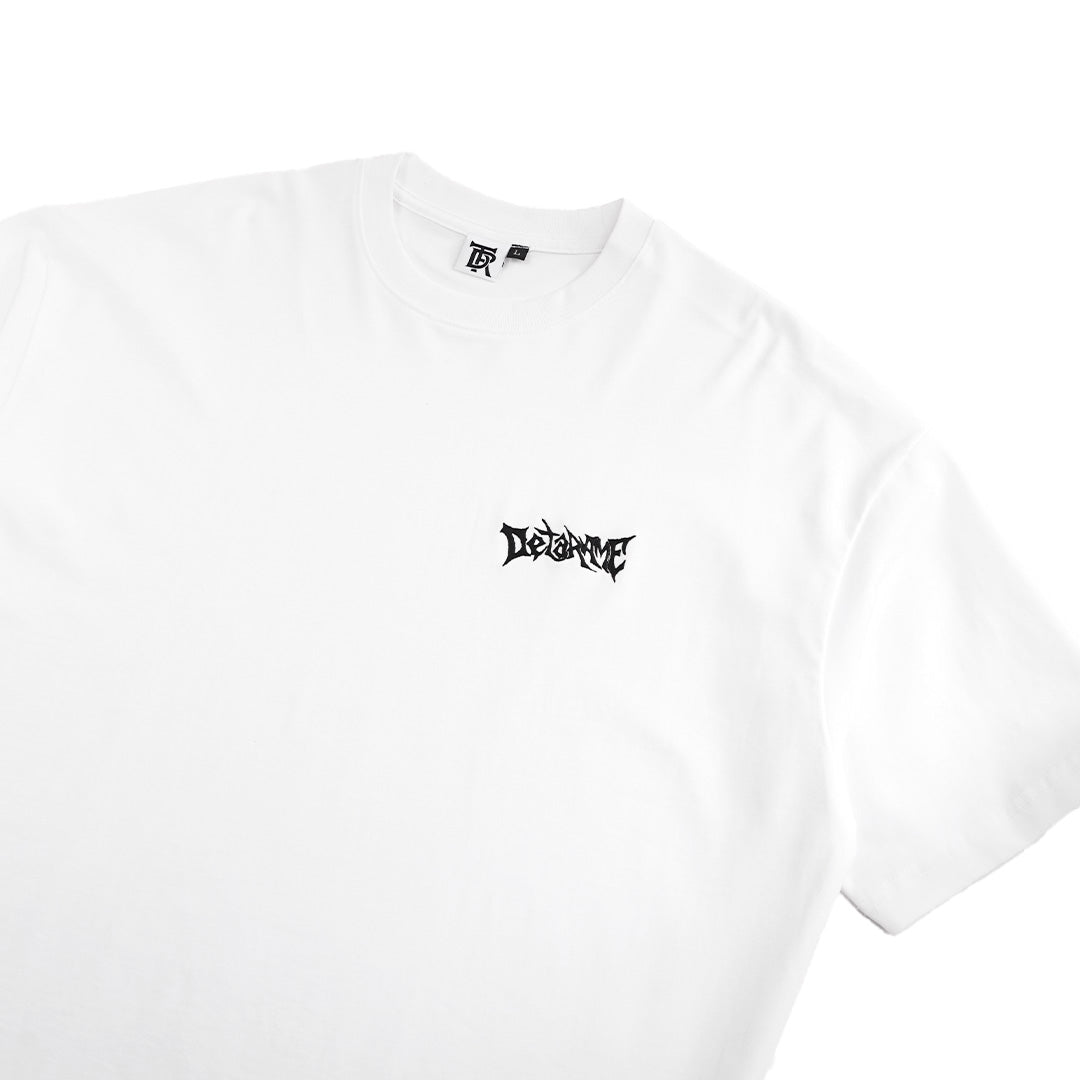 DETARAME logo tee s/s / WHITE