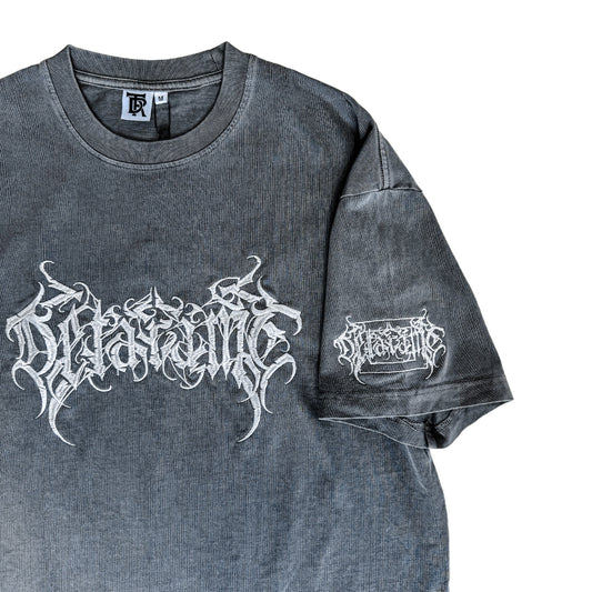 DETARAME METAL LOGO Tee 2nd collection / GRAY / LIMITED EDITION