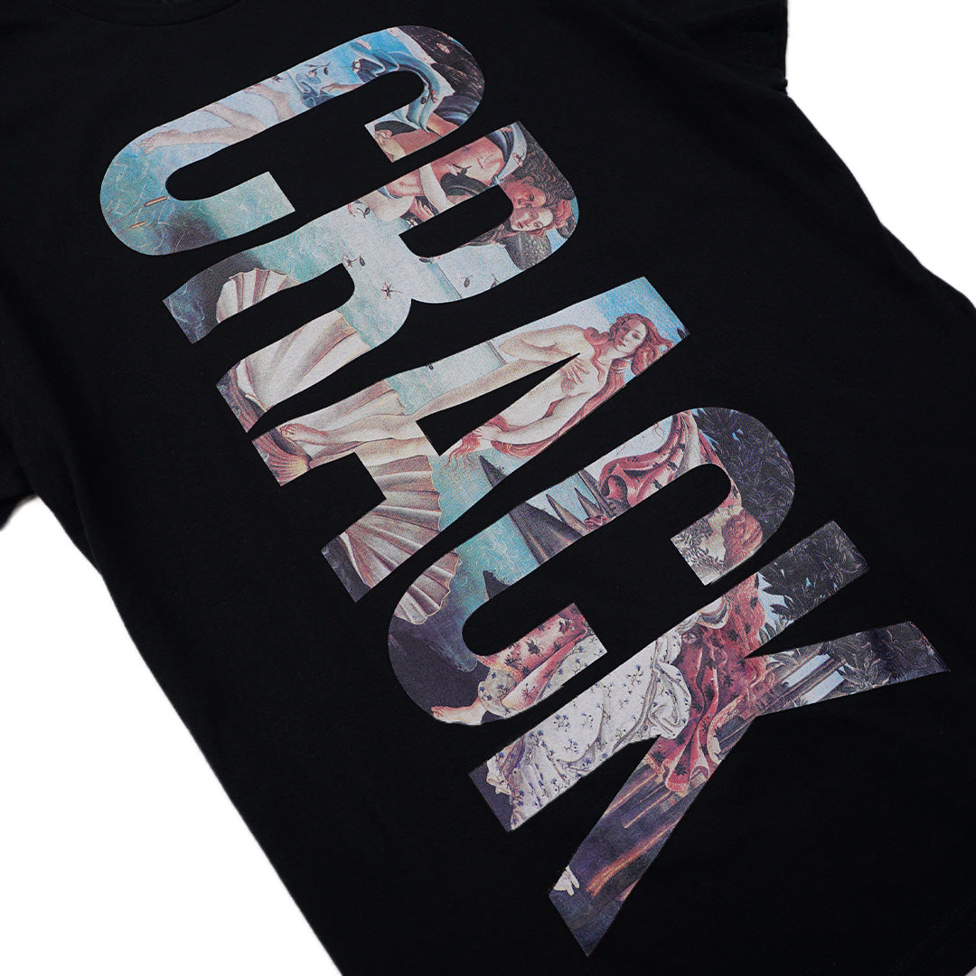 THE CRACK TEE Venus / BLACK