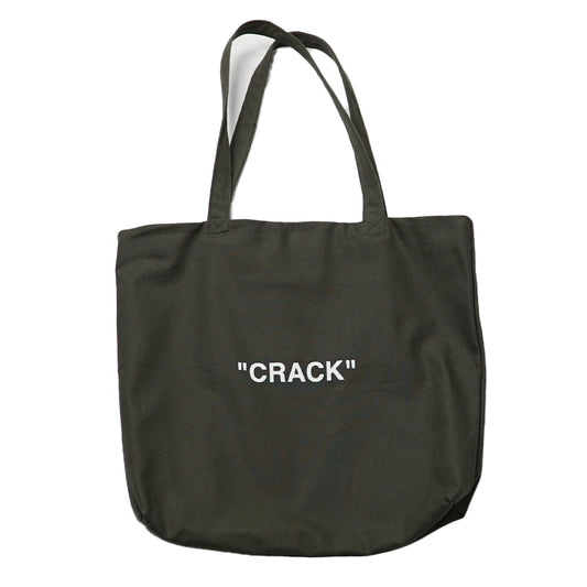"CRACK" HAND BAG / KHAKI